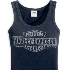 Harley-Davidson® Women's Bar & Shield Trademark Logo Tank, Black 99102-12VW 1W